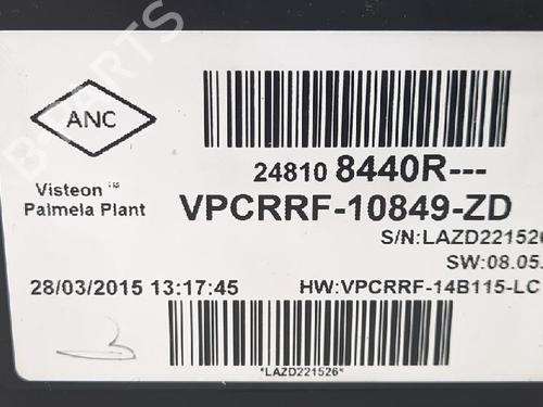 Instrument cluster RENAULT CLIO IV (BH_) 1.5 dCi 75 | BP27951654C47 
