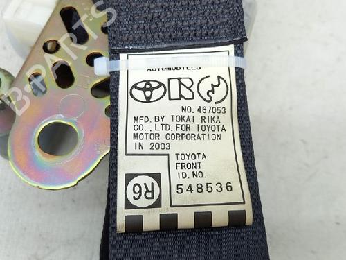Front right seatbelt TOYOTA COROLLA Verso (_E12_) 2.0 D-4D (CDE120_, CDE120R) | BP27957134I25 