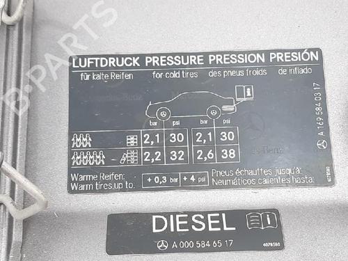 Fuel flap MERCEDES-BENZ A-CLASS (W169) A 180 CDI (169.007, 169.307) | BP27946417C131 