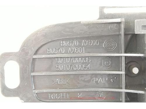Front right interior door handle NISSAN MICRA III (K12) 1.5 dCi | BP27940111I14 
