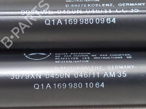 Tailgate lift support MERCEDES-BENZ B-CLASS Sports Tourer (W245) B 180 CDI (245.207) | BP27958073C138 
