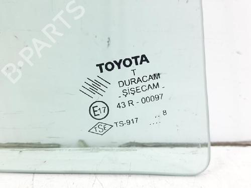 Front left door window TOYOTA YARIS (_P9_) 1.0 VVT-i (KSP90_, KSP90R) | BP27964806C18 