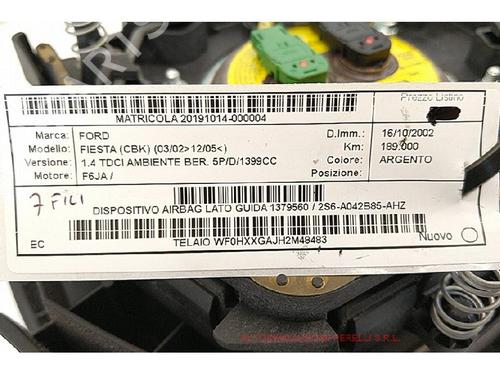Driver airbag FORD FIESTA V (JH_, JD_) 1.4 TDCi | BP27939297C9 