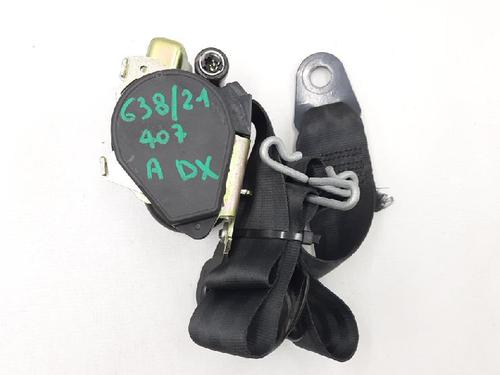 Front right seatbelt PEUGEOT 407 (6D_) 2.0 HDi 135 (6DRHRH, 6DRHRE, 6DRHRG, 6DRHRJ) | BP27950270I25 