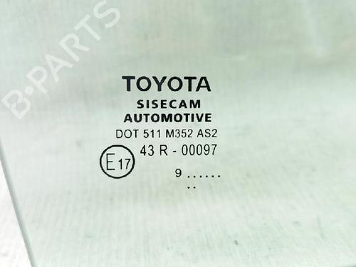 Front right door window TOYOTA YARIS (_P13_) 1.5 Hybrid (NHP130_, NHP130) | BP27957948C19 