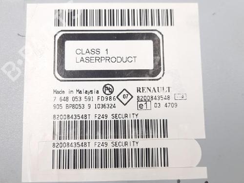 Radio RENAULT TWINGO II (CN0_) 1.2 (CN0D) | BP27951604E6 