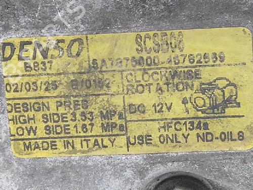 AC compressor FIAT PUNTO (188_) 1.2 16V 80 (188.233, .235, .253, .255, .333, .353, .639,... | BP27942065M34 