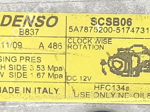 AC compressor FIAT PANDA (169_) 1.2 Natural Power (169.AXB1A) | BP27944239M34 