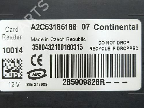 Ignition barrel RENAULT SCÉNIC III (JZ0/1_) 1.5 dCi | BP27960457M48 