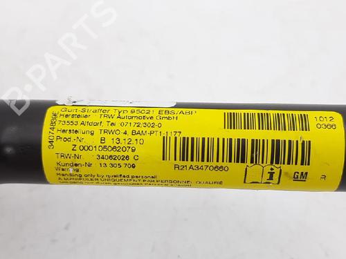 Front right seatbelt OPEL MERIVA B MPV (S10) 1.7 CDTI (75) | BP27947908I25 