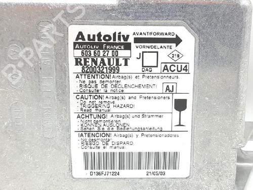 ECU airbags RENAULT SCÉNIC II (JM0/1_) 1.5 dCi (JM0F) | BP27936458M53