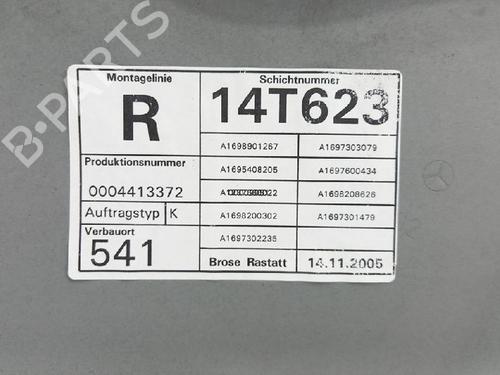 Rear right window mechanism MERCEDES-BENZ A-CLASS (W169) A 160 CDI (169.006, 169.306) | BP27947471C25 