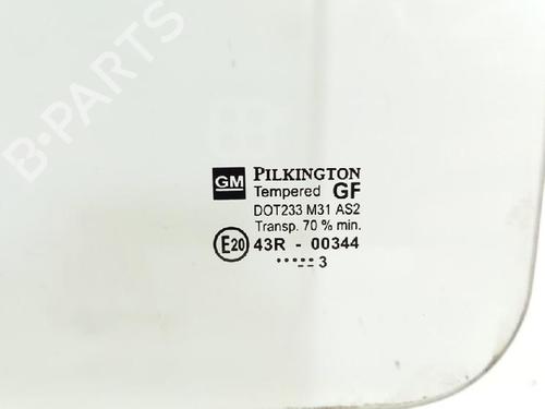 Rear left door window OPEL AGILA (A) (H00) 1.2 16V (F68) | BP27957853C20 