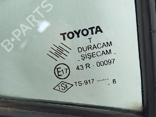 Front left door window TOYOTA YARIS (_P9_) 1.3 VVT-i (SCP90_, SCP90R) | BP27963443C18 
