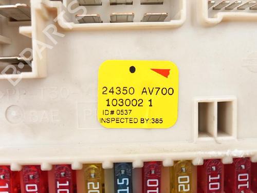 Fuse box NISSAN PRIMERA Hatchback (P12) 1.9 dCi | BP27953010E1 