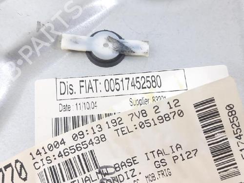 Front right window mechanism FIAT STILO (192_) 1.9 D Multijet | BP27964423C23