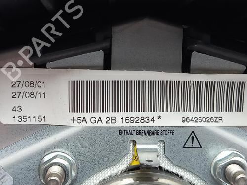 Driver airbag PEUGEOT 206 Hatchback (2A/C) 1.1 i | BP27962323C9 