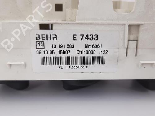AC Styreenhet / Manøvreringsenhet OPEL MERIVA A MPV (X03) 1.7 CDTI (E75) | BP27961383I5
