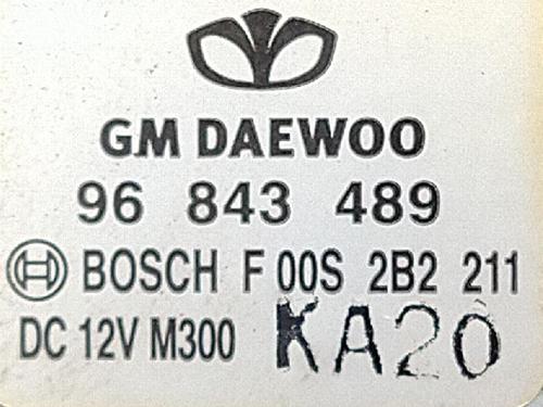 Rear wiper motor CHEVROLET SPARK (M300) 1.2 | BP27944665M102 