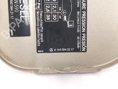 Fuel flap MERCEDES-BENZ A-CLASS (W169) A 180 CDI (169.007, 169.307) | BP27960880C131 
