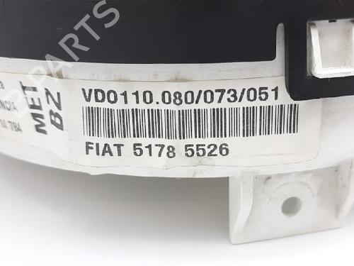 Instrument cluster FIAT MULTIPLA (186_) 1.6 16V Bipower (186AXC1A) | BP27944791C47 
