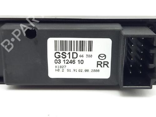 Right rear window switch MAZDA 6 Estate (GH) 2.0 MZR (GHEFW, GH10F) | BP27959349I28 