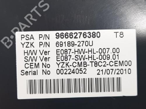 Instrument cluster PEUGEOT 5008 (0U_, 0E_) 1.6 HDi | BP27951610C47 