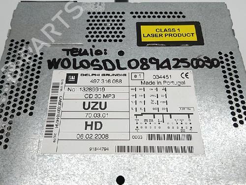 Radio OPEL CORSA D (S07) 1.0 (L08, L68) | BP27946927E6 