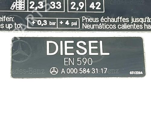Klapa wlewu paliwa MERCEDES-BENZ C-CLASS Coupe (CL203) C 220 CDI (203.708) | BP27943422C131 