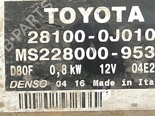 Starter TOYOTA YARIS (_P1_) 1.0 (SCP10_, SCP10R) | BP27941565M8 