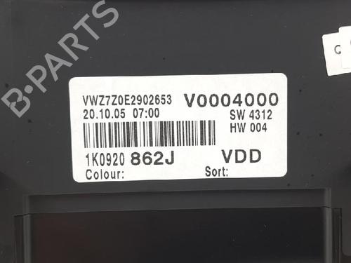 Instrument cluster VW GOLF PLUS V (5M1, 521) 1.6 | BP27963691C47 