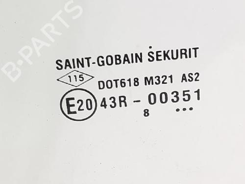 Front left door window DACIA SANDERO 1.4 MPI LPG | BP27951559C18 