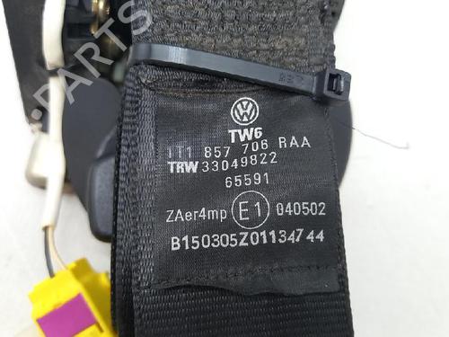 Front right seatbelt VW TOURAN (1T1, 1T2) 1.6 | BP27955412I25