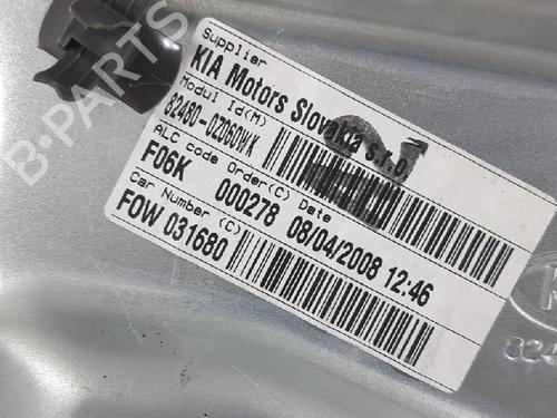 Front right window mechanism KIA SPORTAGE II (JE_, KM_) 2.0 16V 4WD | BP27936224C23 