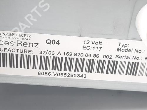 Radio MERCEDES-BENZ A-CLASS (W169) A 150 (169.031, 169.331) | BP27948176E6 