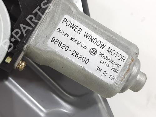 Rear right window mechanism HYUNDAI SANTA FÉ I (SM) 2.7 | BP27939873C25 
