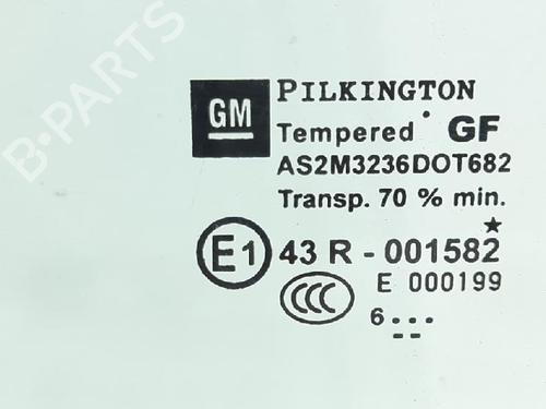 Rear right door window OPEL ZAFIRA / ZAFIRA FAMILY B (A05) 1.6 CNG (M75) | BP27952107C21 