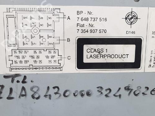 Radio LANCIA YPSILON (843_) 1.2 (843.AXA1A) | BP27952595E6