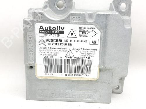 Kollisjonspute styreenhet CITROËN C4 I (LC_) 1.6 HDi | BP27936550M53 
