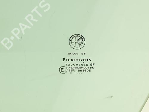Front left door window ALFA ROMEO 159 (939_) 1.9 JTDM 16V (939AXC1B, 939AXC12) | BP27948432C18 