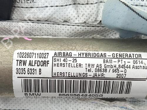 Right curtain airbag BMW 1 (E81) 118 d | BP27959118C12 