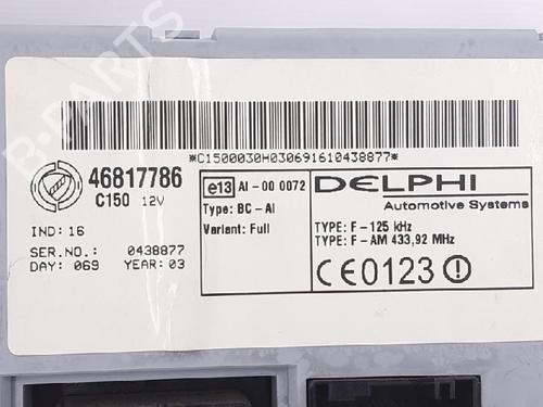 Elektronisk modul FIAT PUNTO (188_) 1.2 16V 80 (188.233, .235, .253, .255, .333, .353, .639,... | BP27969889M83 