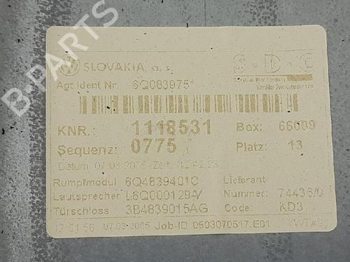 Rear left window mechanism VW POLO (9N_, 9A_) 1.4 TDI | BP27936137C24 