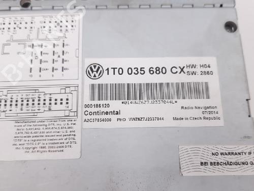 Radio VW PASSAT B6 (3C2) 1.4 TSI | BP27945340E6 