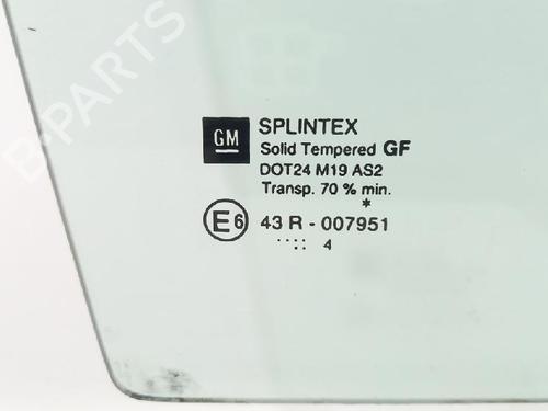 Front right door window OPEL CORSA C (X01) 1.3 CDTI (F08, F68) | BP27955316C19 