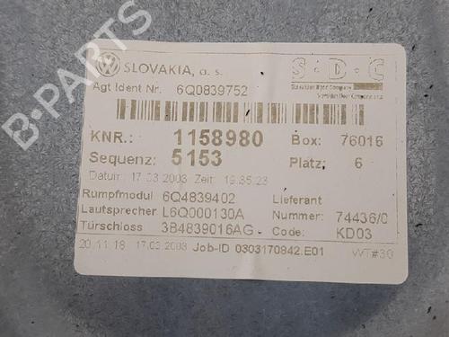 Rudehejsemekanisme Højre bagtil VW POLO (9N_, 9A_) 1.2 12V | BP27939125C25 