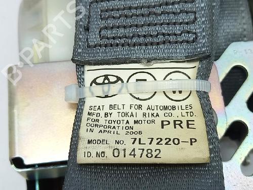 Front right seatbelt TOYOTA PRIUS Liftback (_W2_) 1.5 Hybrid (NHW20_, NHW20R) | BP27960617I25 