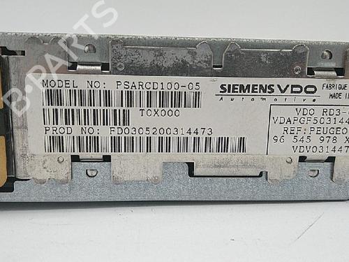 Radio PEUGEOT 1007 (KM_) 1.4 HDi | BP27941314E6 