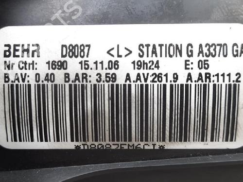 Heater blower motor OPEL ZAFIRA / ZAFIRA FAMILY B (A05) 1.6 CNG (M75) | BP27952058M62 