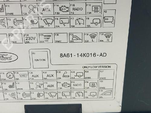Hanskerom FORD FIESTA VI (CB1, CCN) 1.25 | BP27959069C95 